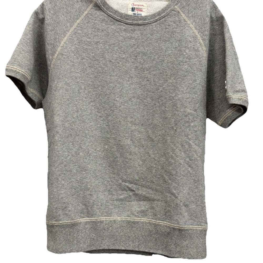 Todd Snyder Champion Short Sleeve Crewneck Sweatshirt Sz. Small Gray